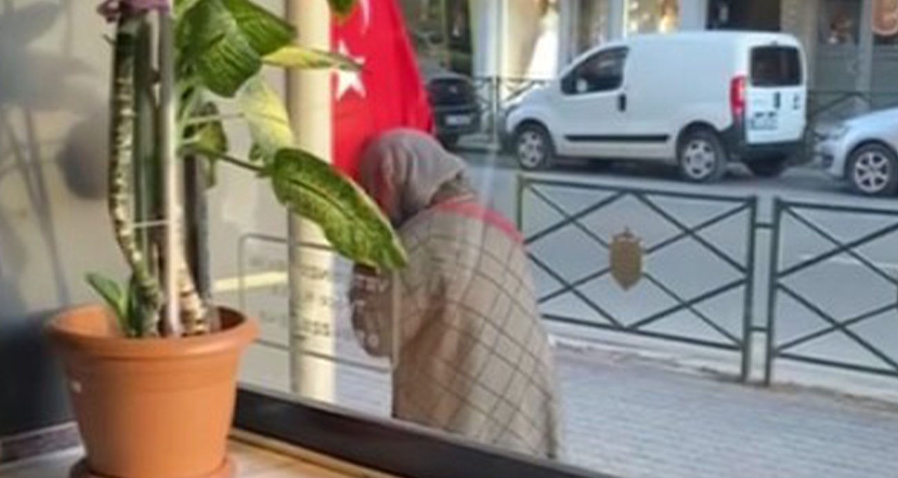 Türk bayrağını öpen teyzenin görüntüsü yürekleri ısıttı