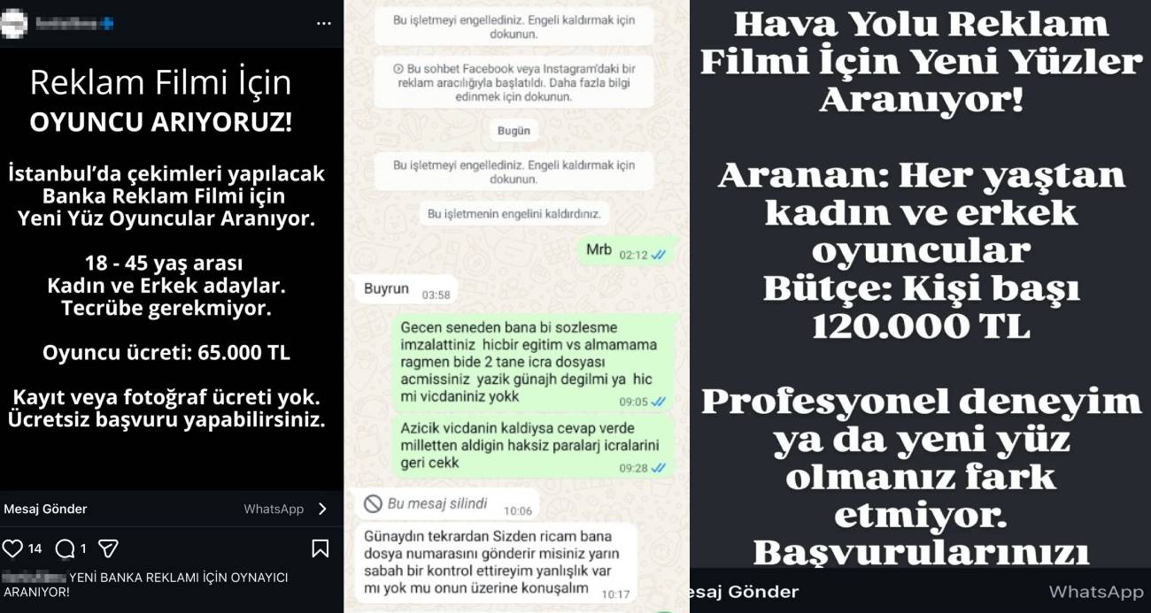 İstanbul’da ’oyuncu yapacağız’ vaadiyle onlarca kişiyi dolandırdılar