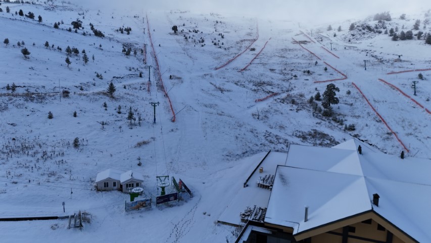 Bolu’nun yüksekleri beyaza büründü
