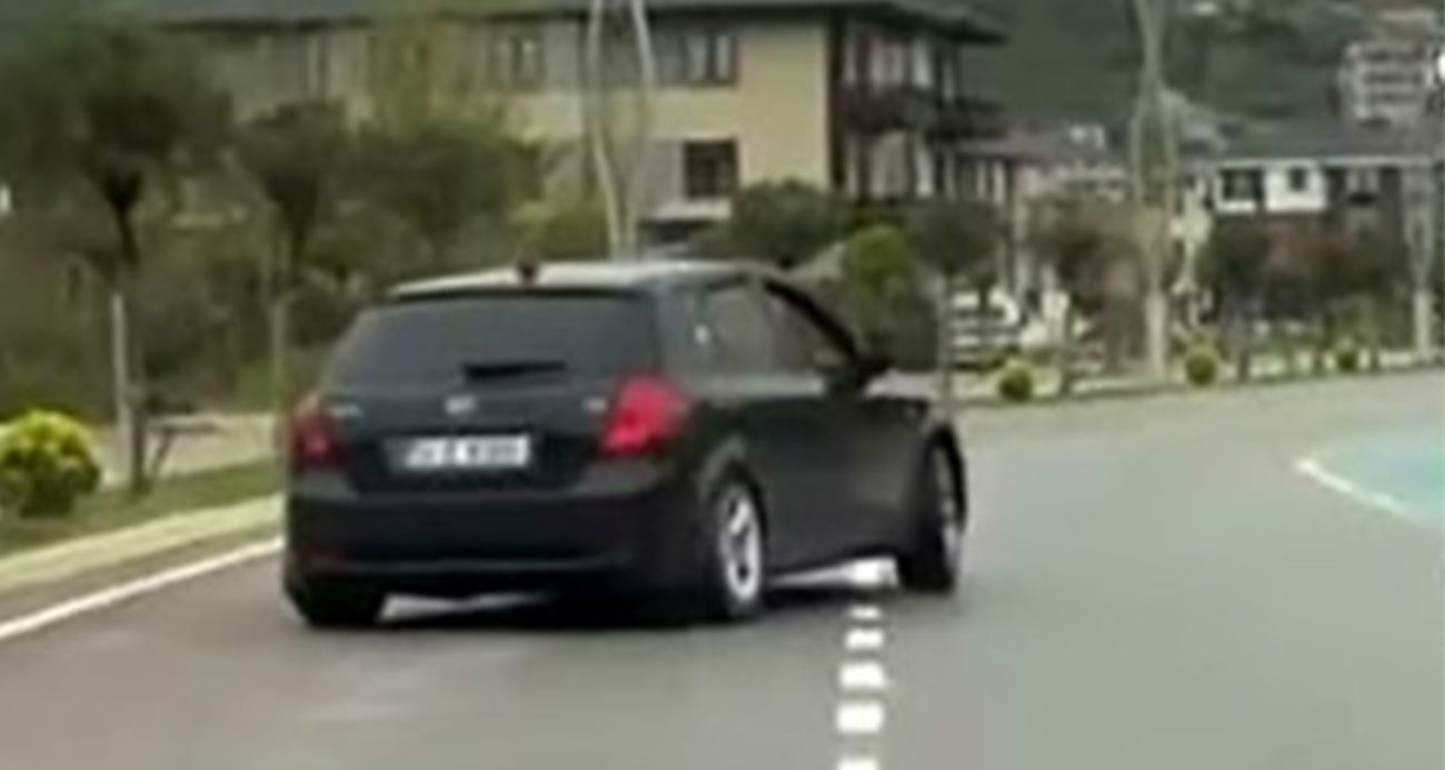 Driftin faturası pahalıya patladı: 2 ay ehliyetsiz kaldı