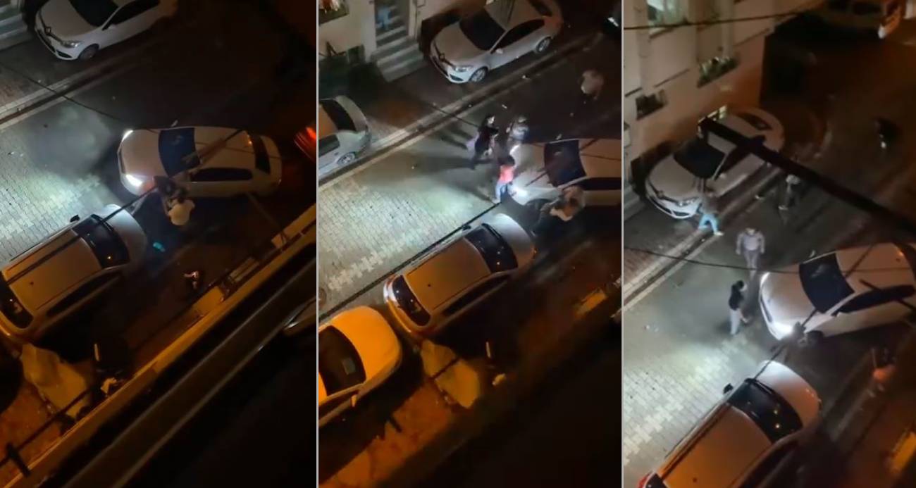 Komşuların park yeri kavgasında ortalık savaş alanına döndü