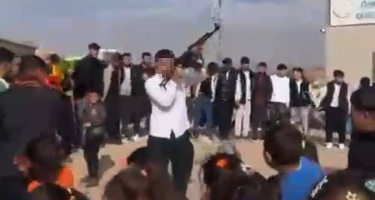 Şanlıurfa’da düğünde uzun namlulu silahla havaya ateş açtı