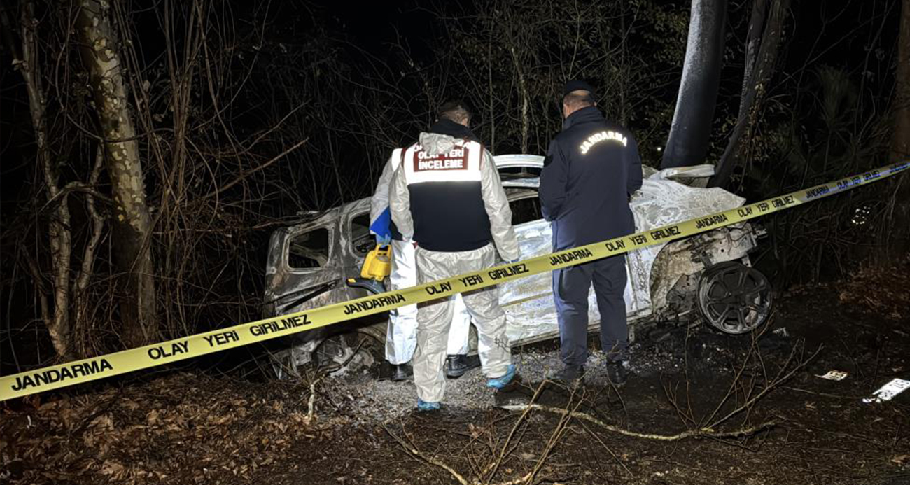 Safranbolu’da feci kaza: Sürücü araçta yanarak hayatını kaybetti