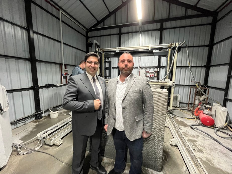 Bursa Uludağ Üniversitesi 3D beton yazıcı ile bir haftada 300 metrekarelik ev yapacak