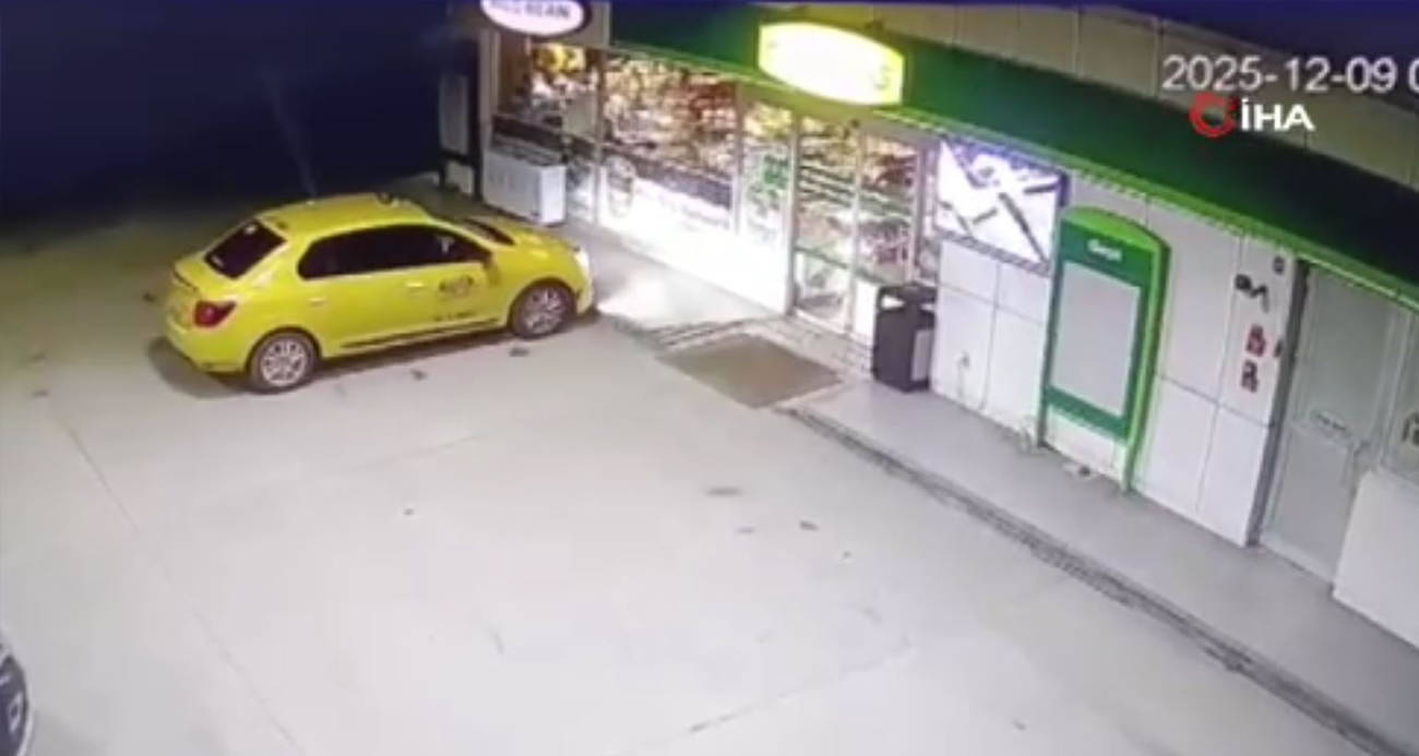 Gasbedilen taksinin yeni görüntüleri ortaya çıktı