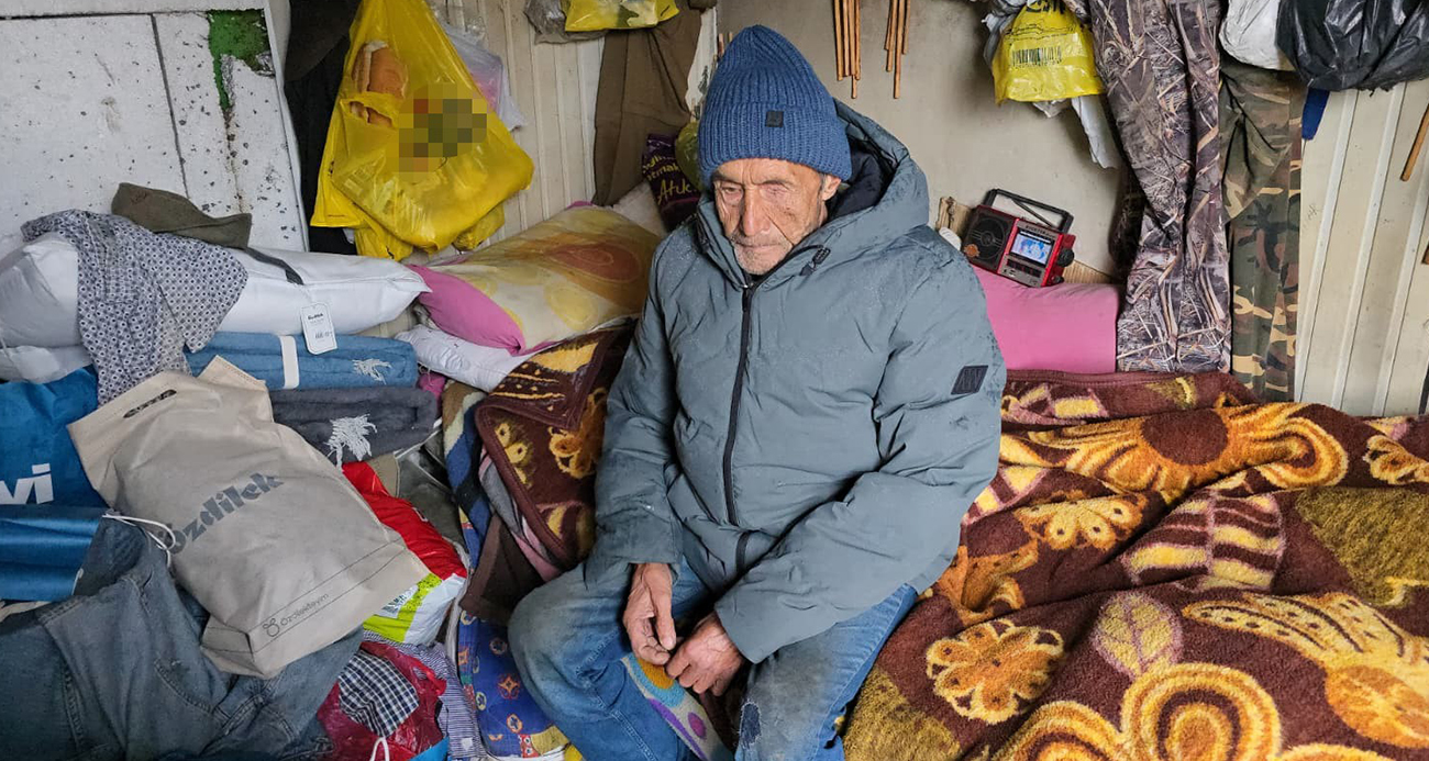 İHA’nın haberi ses getirdi, barakada yaşayan engelli adama devlet sahip çıktı