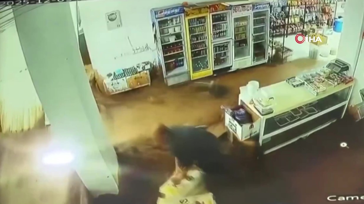 Irak’ta etkili olan şiddetli yağışların yol açtığı sel felaketinde hayatını kaybedenlerin sayısı 9'a, yaralı sayısı 6'ya yükseldi. Süleymaniye'de bir okulun ve bir dükkanın sular altında kaldığı anlar güvenlik kameralarına saniye saniye yansıdı.