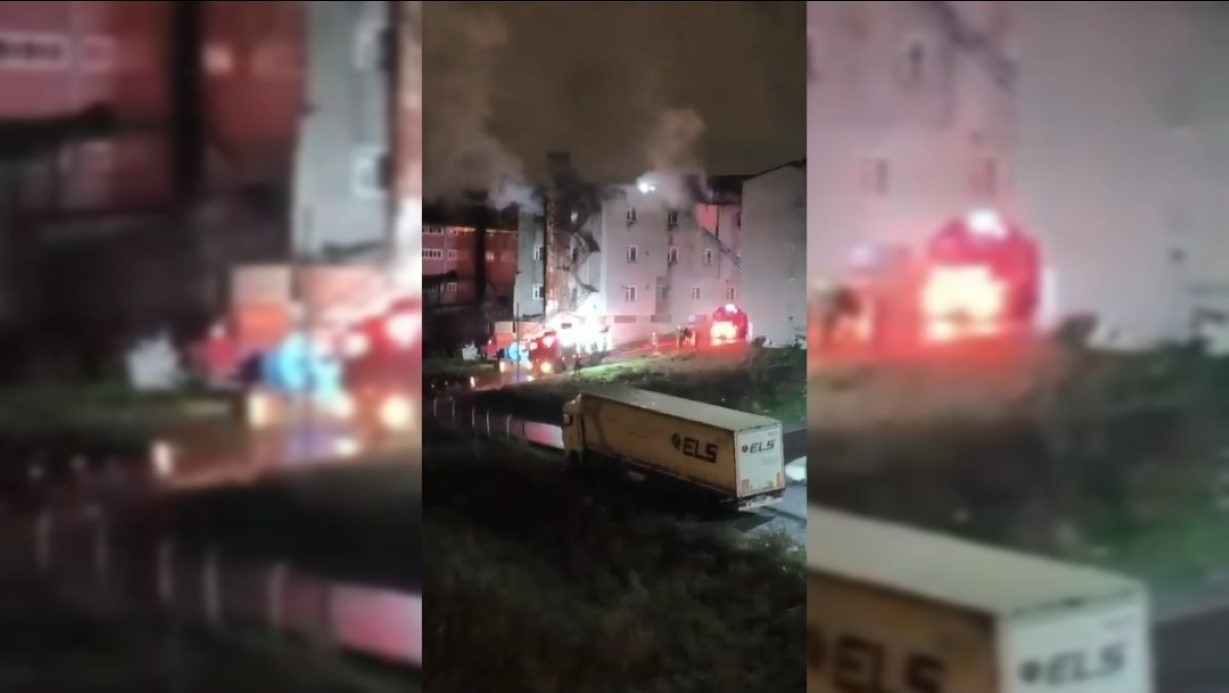 Arnavutköy’de iş yeri alevlere teslim oldu: 1’i ağır 3 yaralı