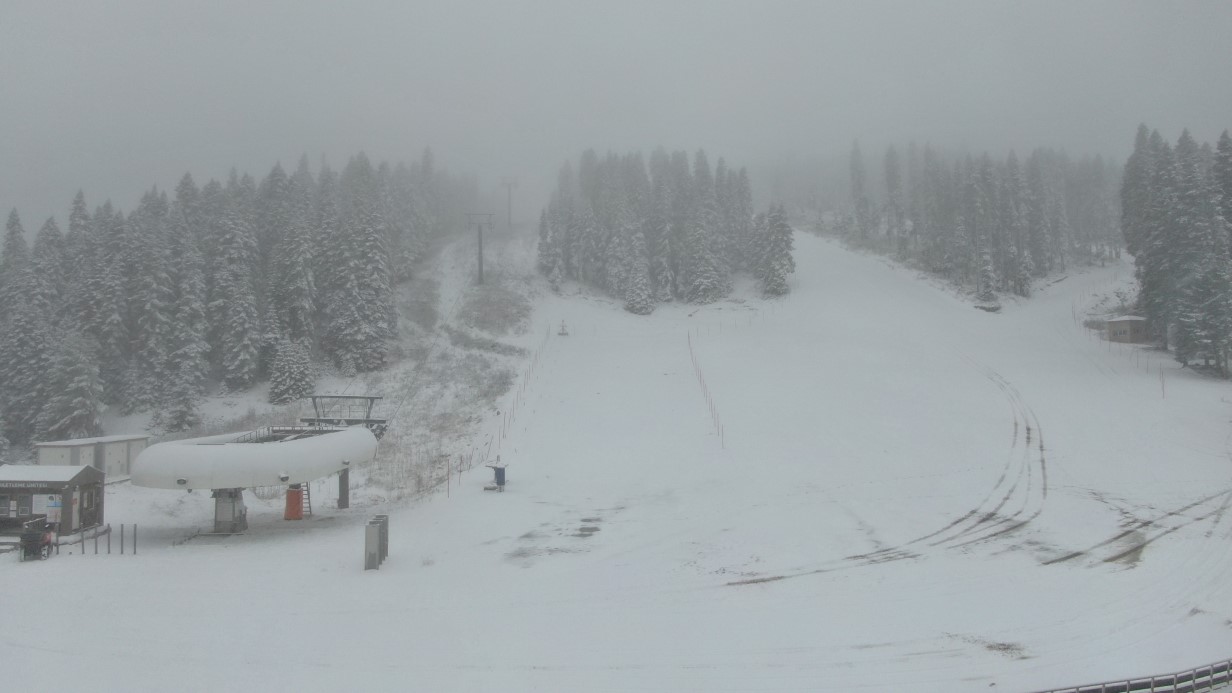 Ilgaz Dağı’nda kar kalınlığı 20 santimetreye ulaştı