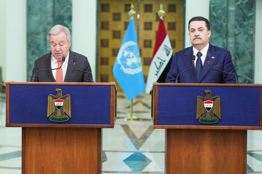 BM Genel Serkteri Guterres: "Bugün Irak, güven ve istikrar içinde olan bir ülkedir"