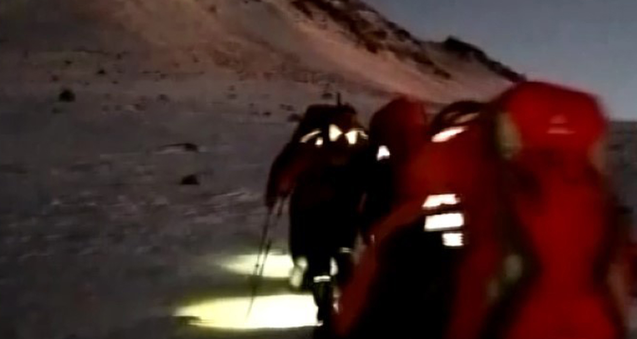 Hasan Dağı’nda mahsur kalan öğrenciler helikopterle kurtarıldı