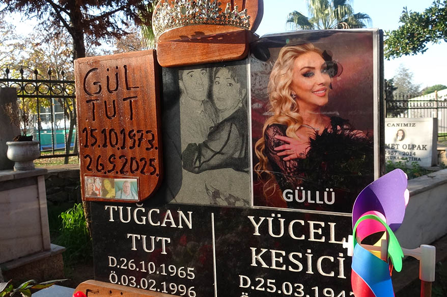 Güllü’nün mezarı gül bahçesine döndü