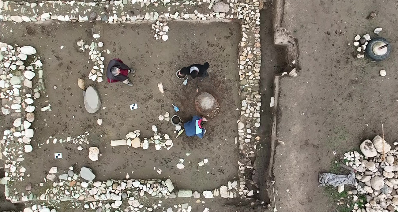 Amasya’da 2 bin 600 yıllık tandır keşfedildi