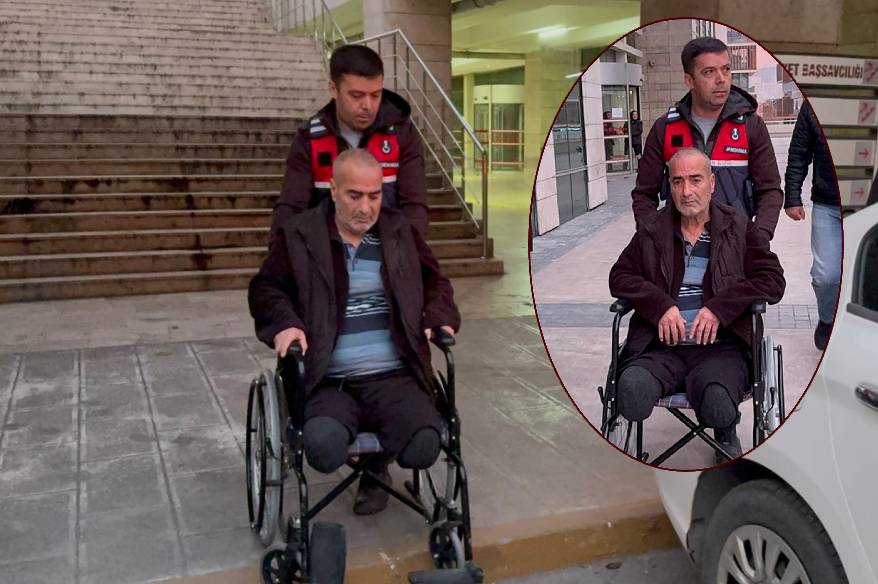 Uyuşturucu ticaretinden 11 yıl ceza yedi, tekerlekli sandalyeyle cezaevine gönderildi