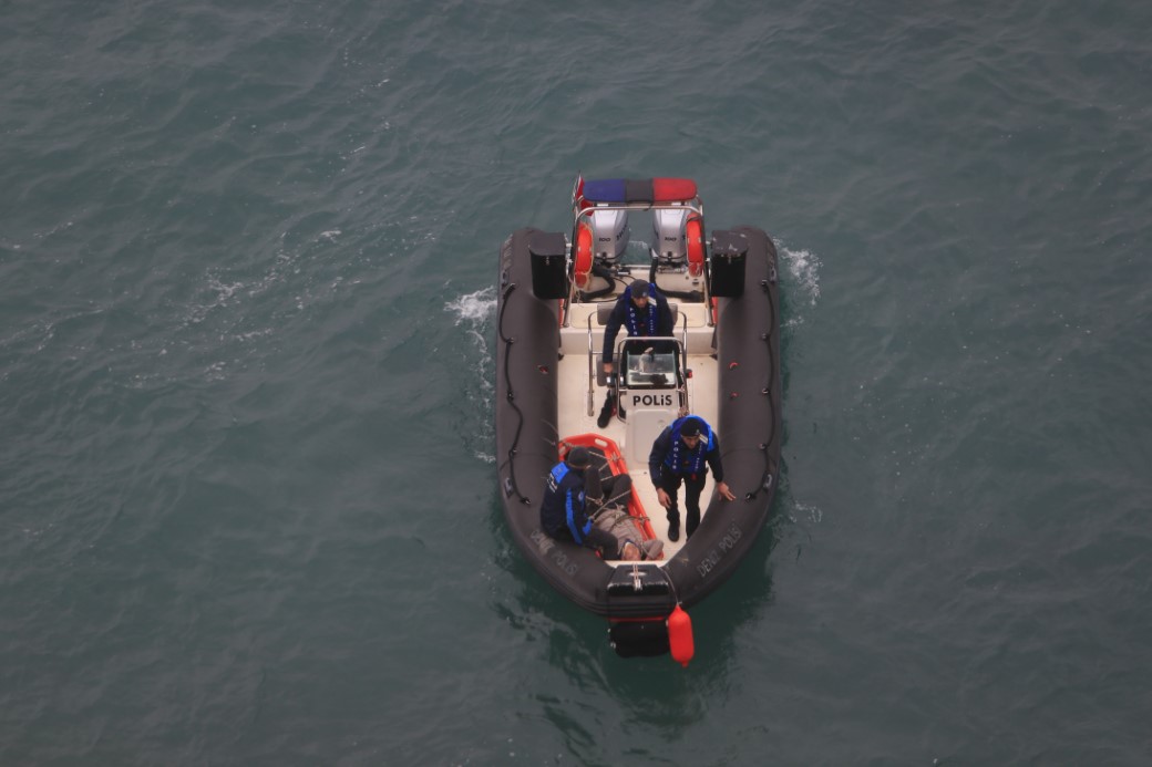 Falezlerde balık keyfi hastanede son buldu