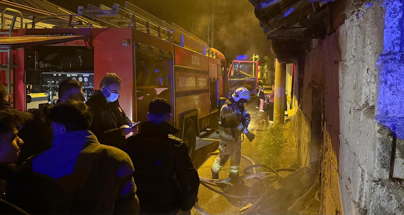 Bursa’da müstakil ev yangını: 1 ölü