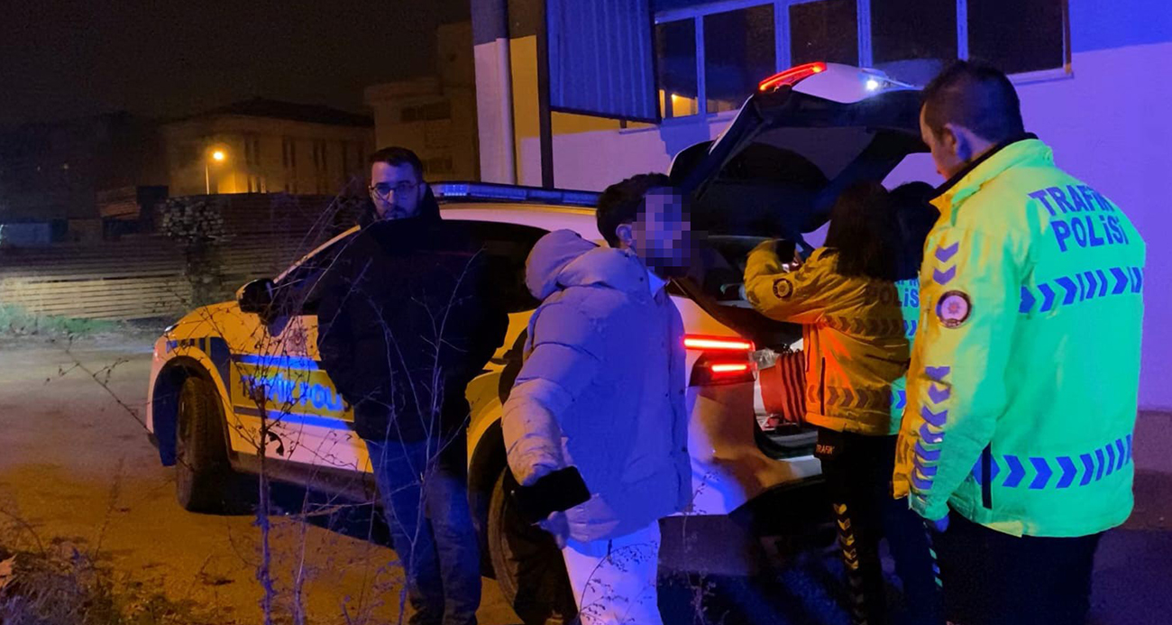 Motosiklet sürücüsü hem ehliyetsiz hem alkollü çıktı