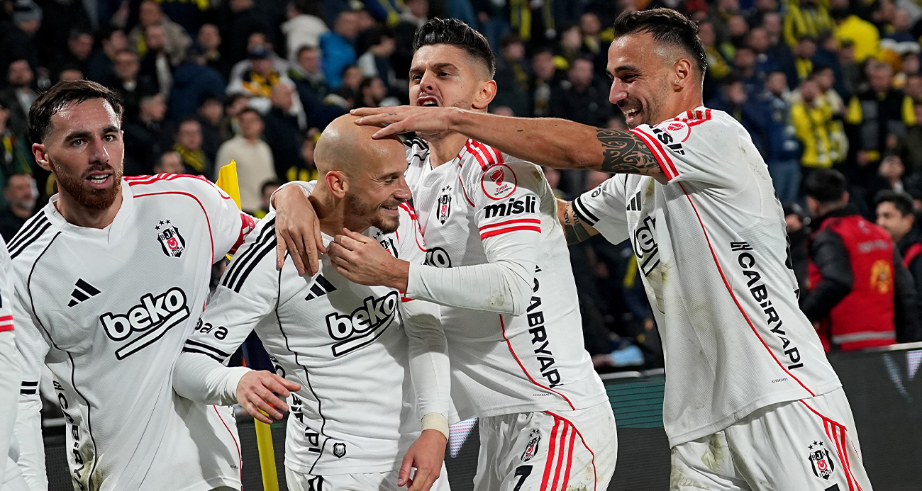 Beşiktaş, bu sezon ilk kez büyük bir maçı öne geçip kazandı