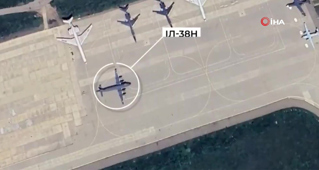 Ukrayna, Rus deniz devriye uçağını vurduğu anları paylaştı