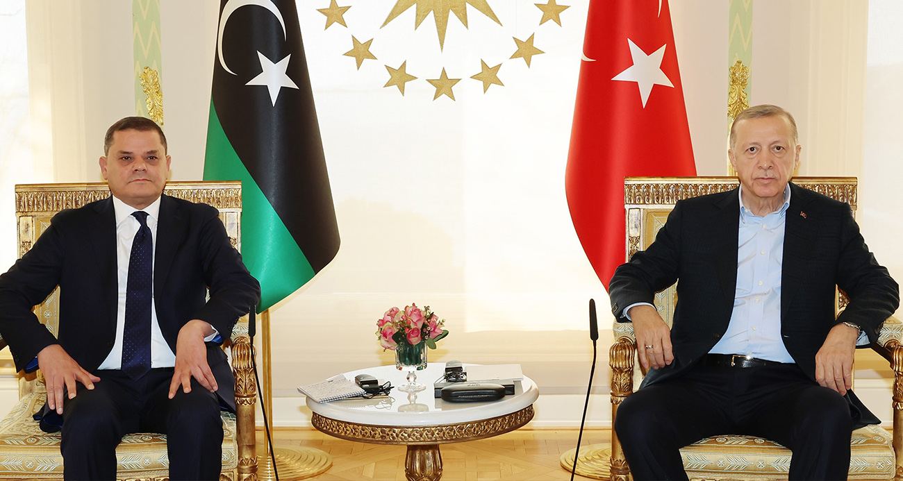 Cumhurbaşkanı Erdoğan, Libya Başbakanı Dibeybe ile görüştü