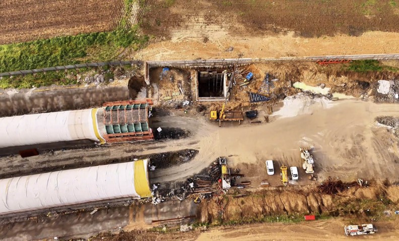 İstanbul-Kapıkule Hızlı Tren hattında dev tünel inşaatı devam ediyor