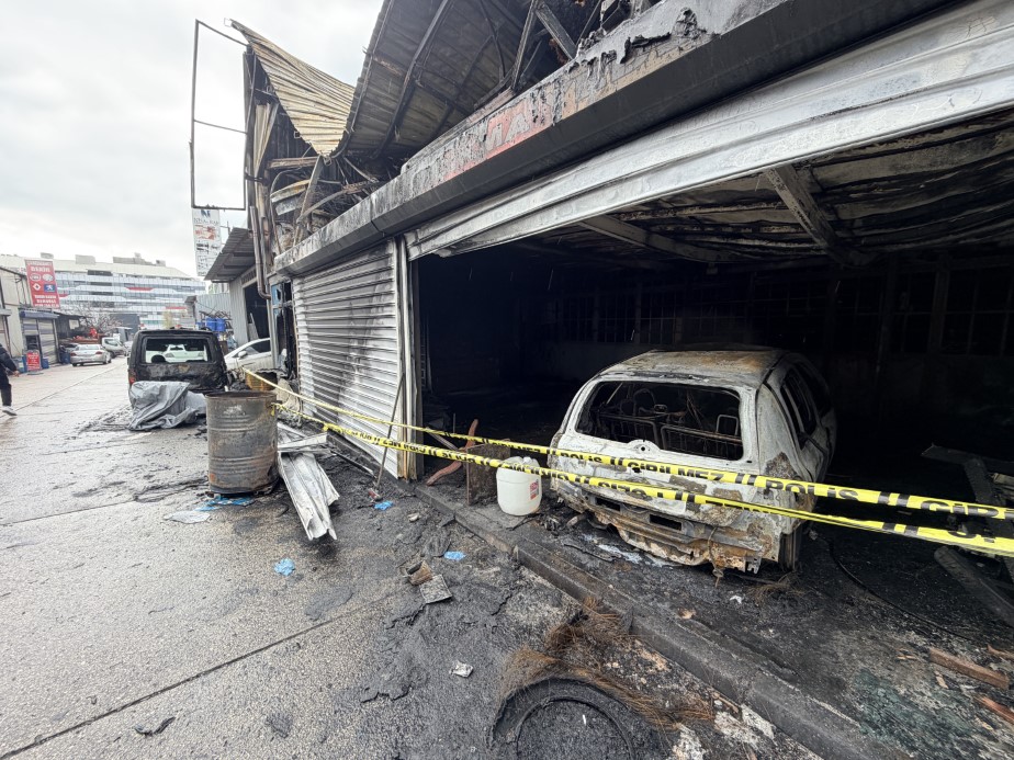 Başakşehir’de 1 kişinin öldüğü yangının güvenlik kamerası kayıtları ortaya çıktı
