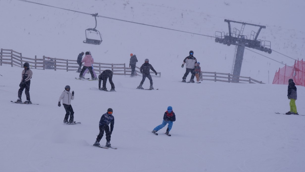 Palandöken’de kar, kış ve kayak keyfi