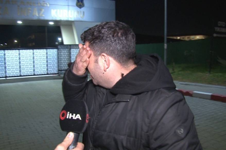 Edirne’de 12 yıl sonra tahliye olan mahkûm mutluluk gözyaşları döktü