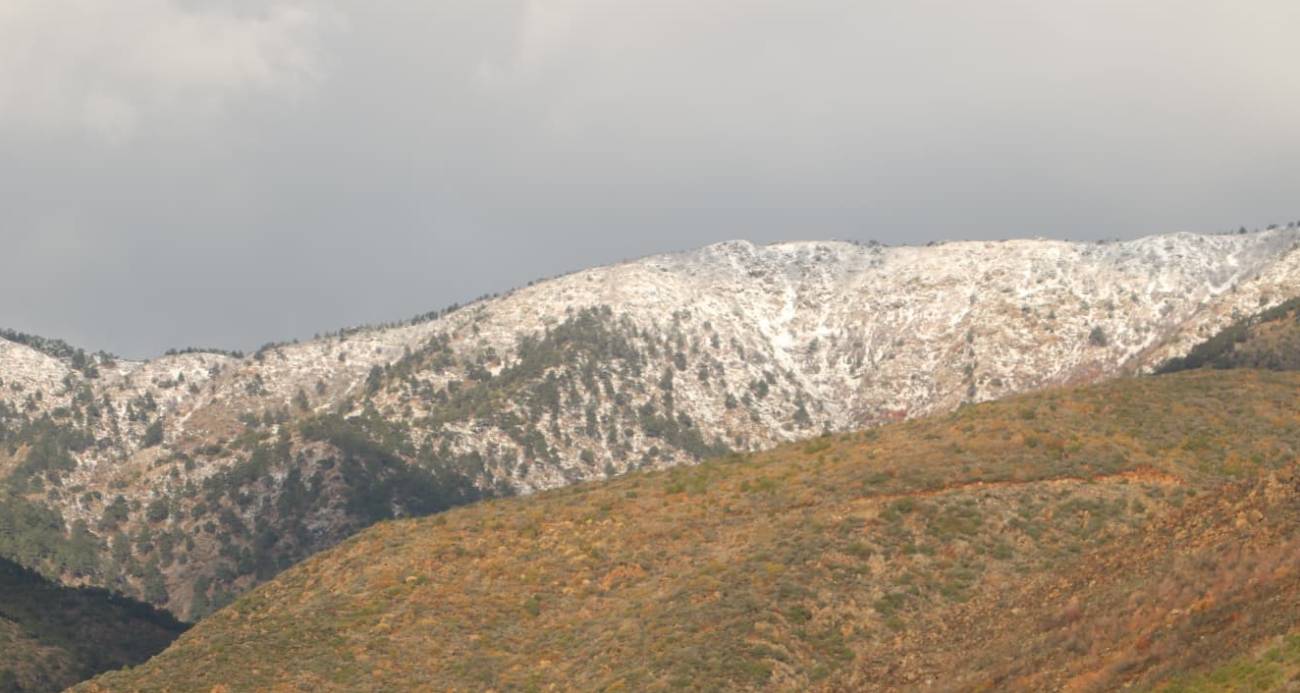 Amanoslar beyaza büründü