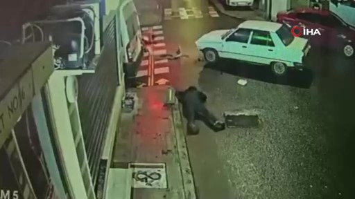 Tekirdağ’da feci kaza kamerada