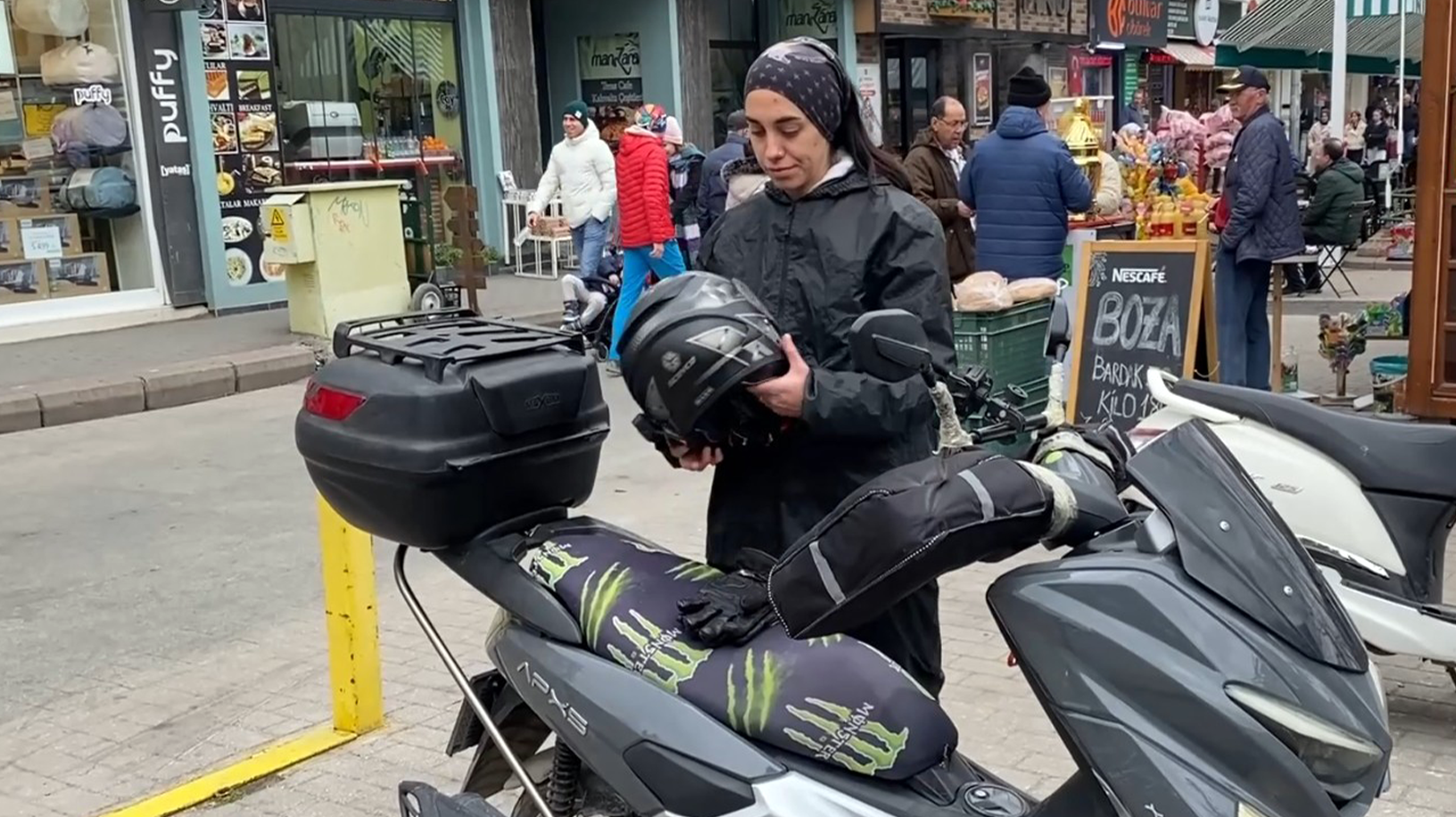 Kuryelerin kış mevsiminde zorlu çalışma şartları