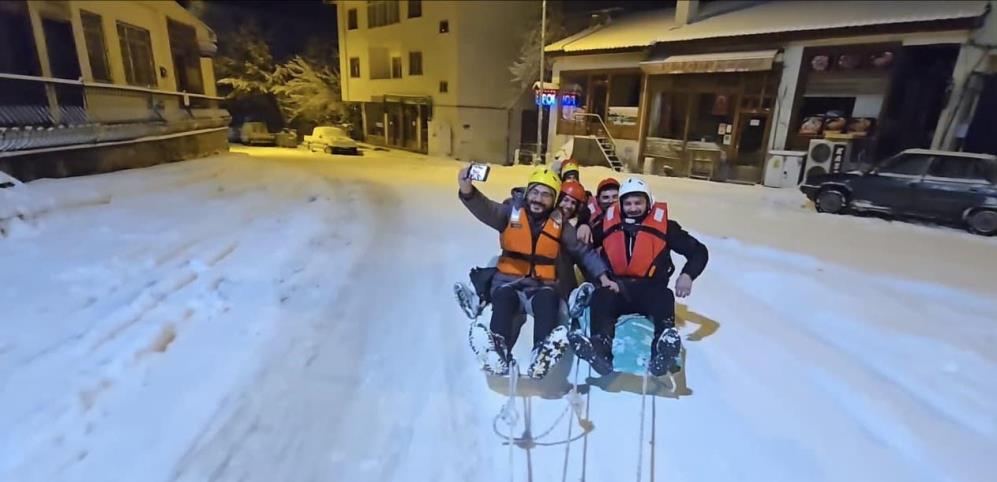 Erzurum’da gençlerden yeni spor denemesi: 