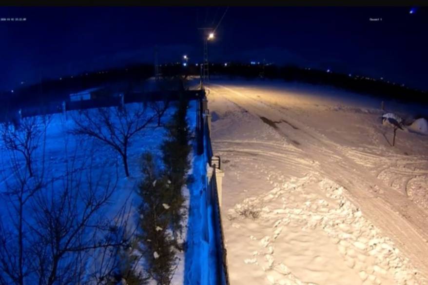 Malatya'da meteorun düşme anı kamerada