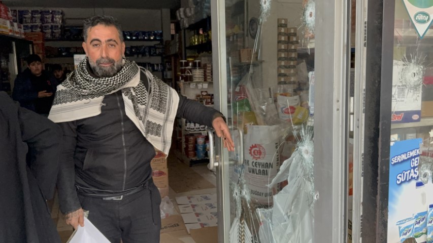 Marketten 2 milyon lira haraç isteyip silahlı saldırı düzenlediler iddiası