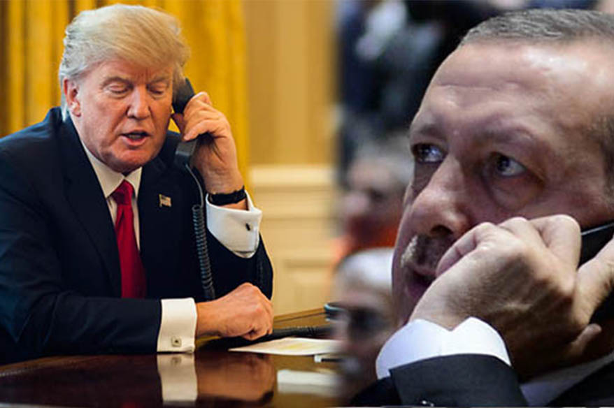 Cumhurbaşkanı Erdoğan, ABD Başkanı Trump ile telefonda görüştü
