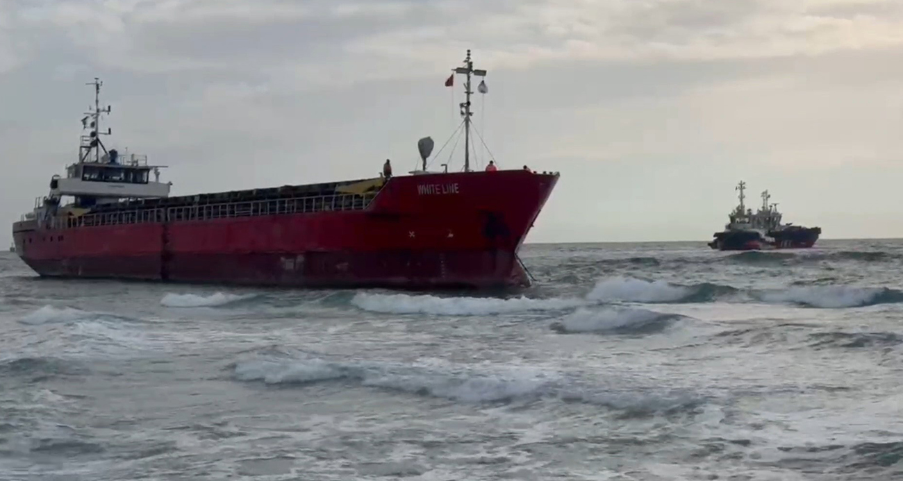 Tekirdağ’da karaya oturan gemi kurtarıldı - ASAYİŞ