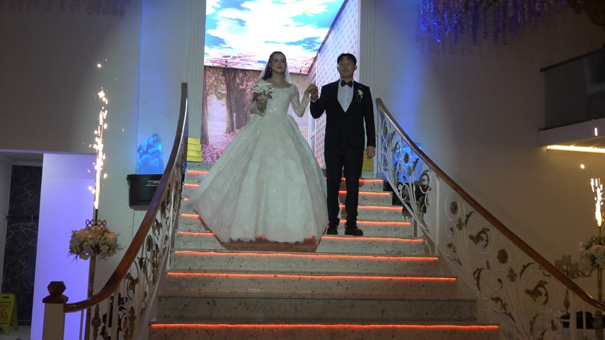 Güney Kore’den iş için geldiği Türkiye’ye damat oldu