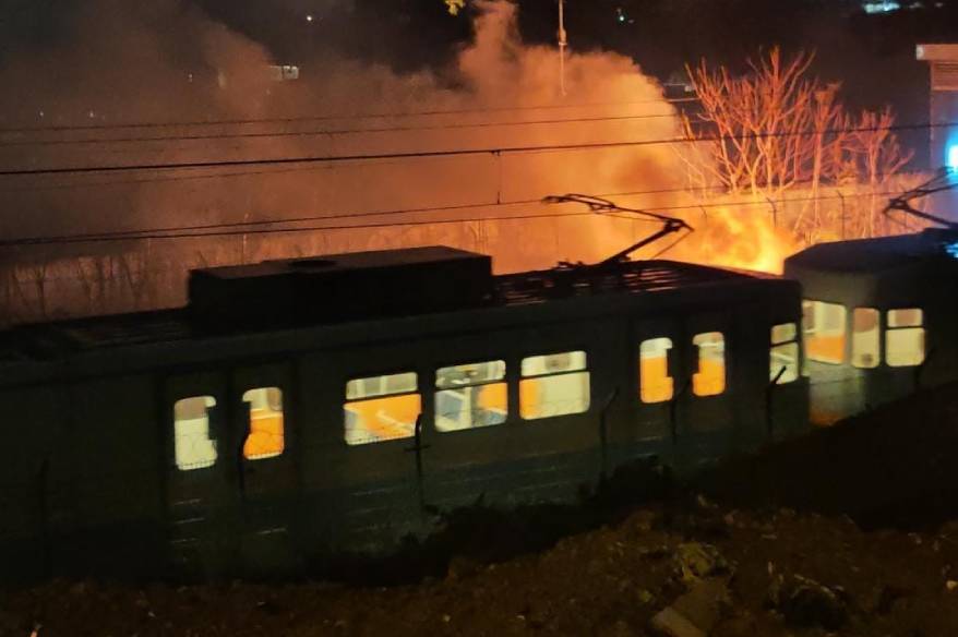 Yenibosna Metro İstasyonu’nda yangın paniği