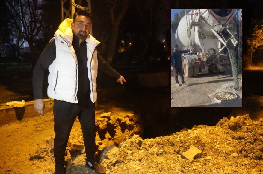 Kanalizasyona beton döken firmaya rekor ceza!