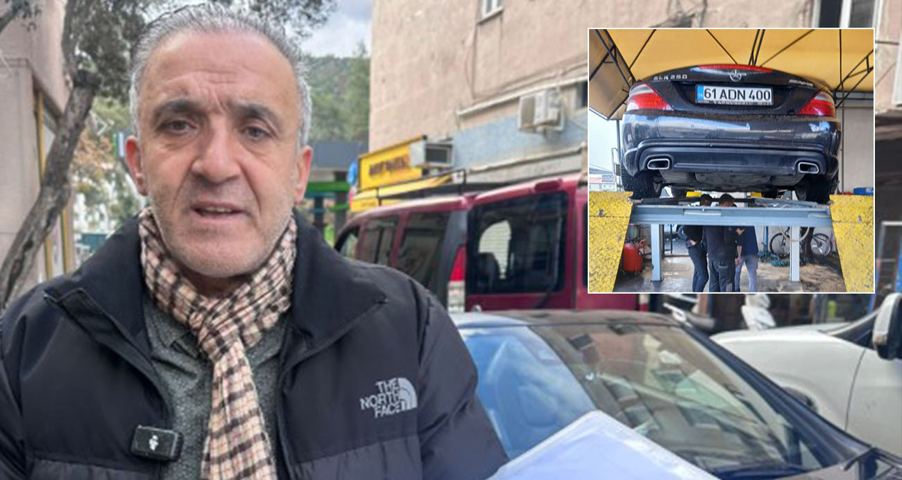 Lüks aracı başına dert oldu