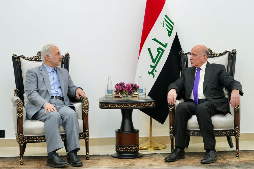 Irak Dışişleri Bakanı Hüseyin, İran Dışişleri Bakan Yardımcısı Celalzade ile görüştü