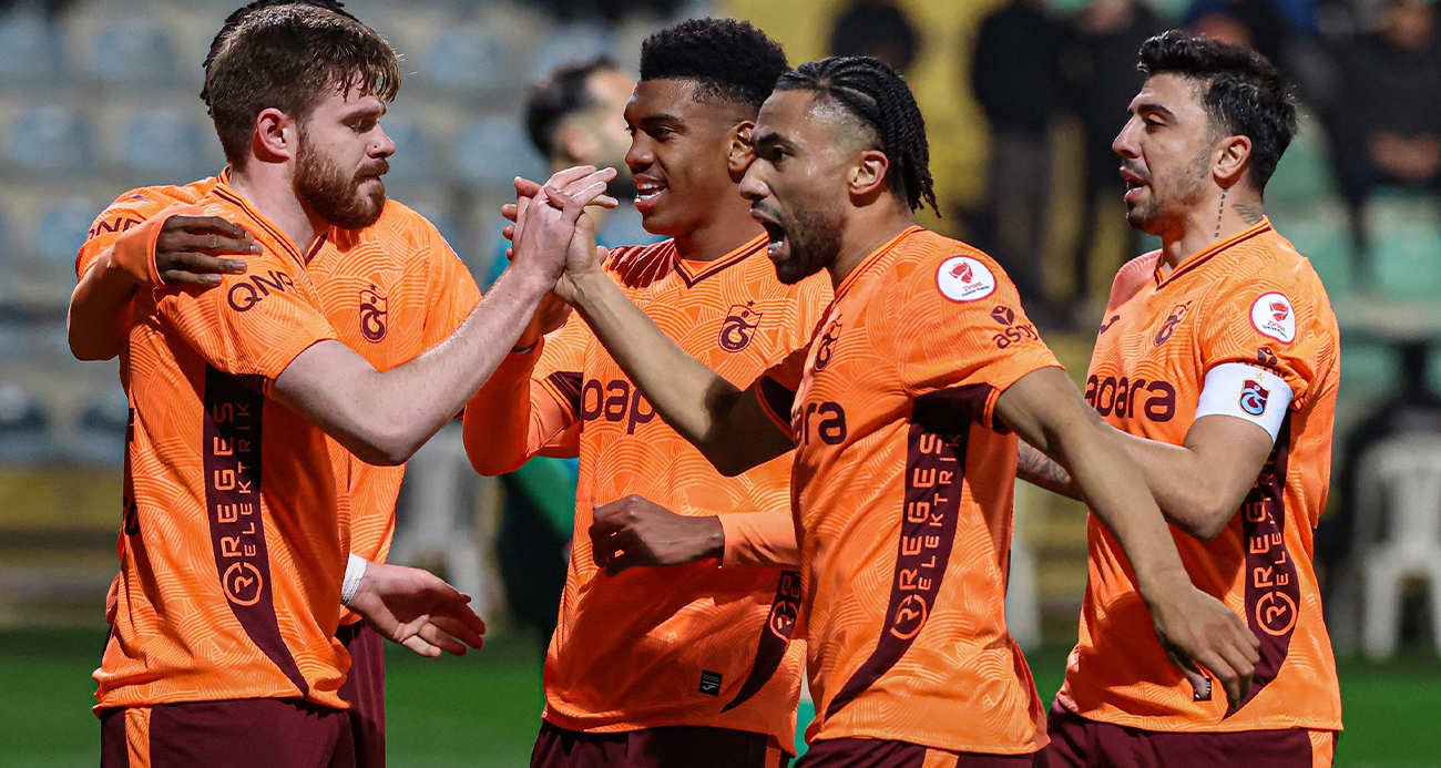 Trabzonspor rakibe acımadı: Gol olup yağdılar