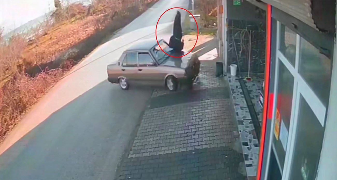 Ordu’da buzlu yolda otomobilin çarptığı yaşlı adam metrelerce havaya savruldu