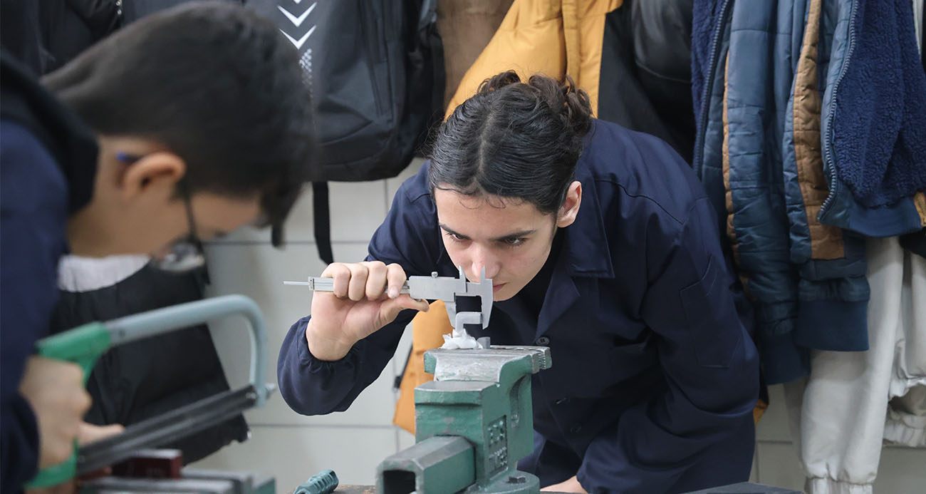 Eğitimle üretimin birleştiği okul 12 milyon ciroya ulaştı