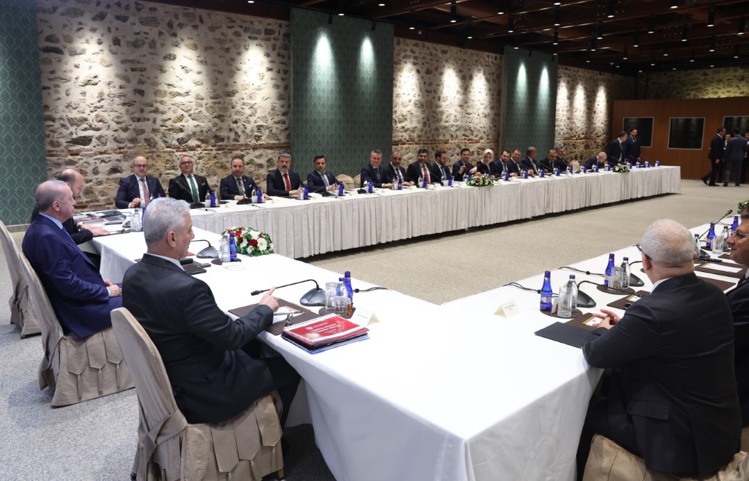 Cumhurbaşkanı Erdoğan, iş adamları heyetini kabul etti