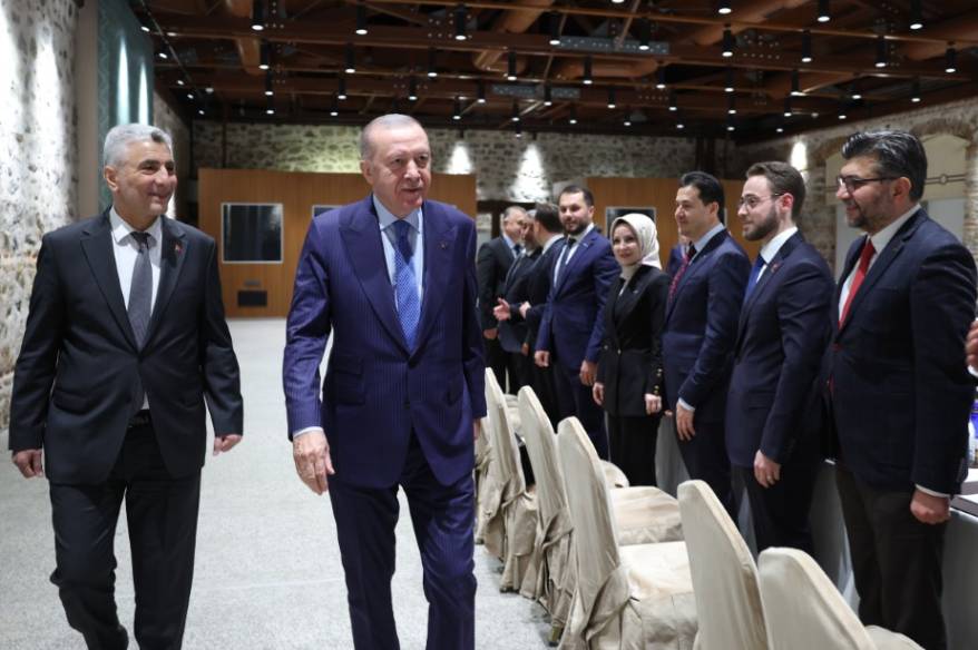 Cumhurbaşkanı Erdoğan, iş adamları heyetini kabul etti