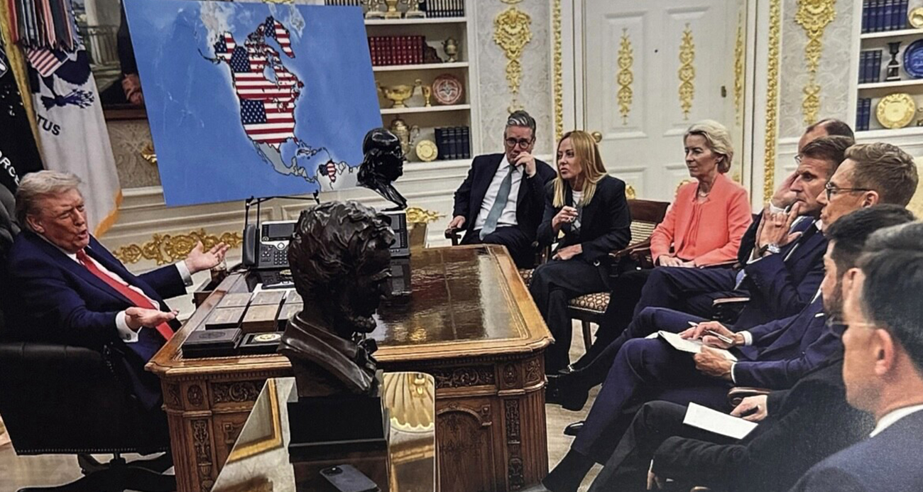 Trump'tan Kanada, Grönland ve Venezuelalı "yeni ABD haritası" paylaşımı