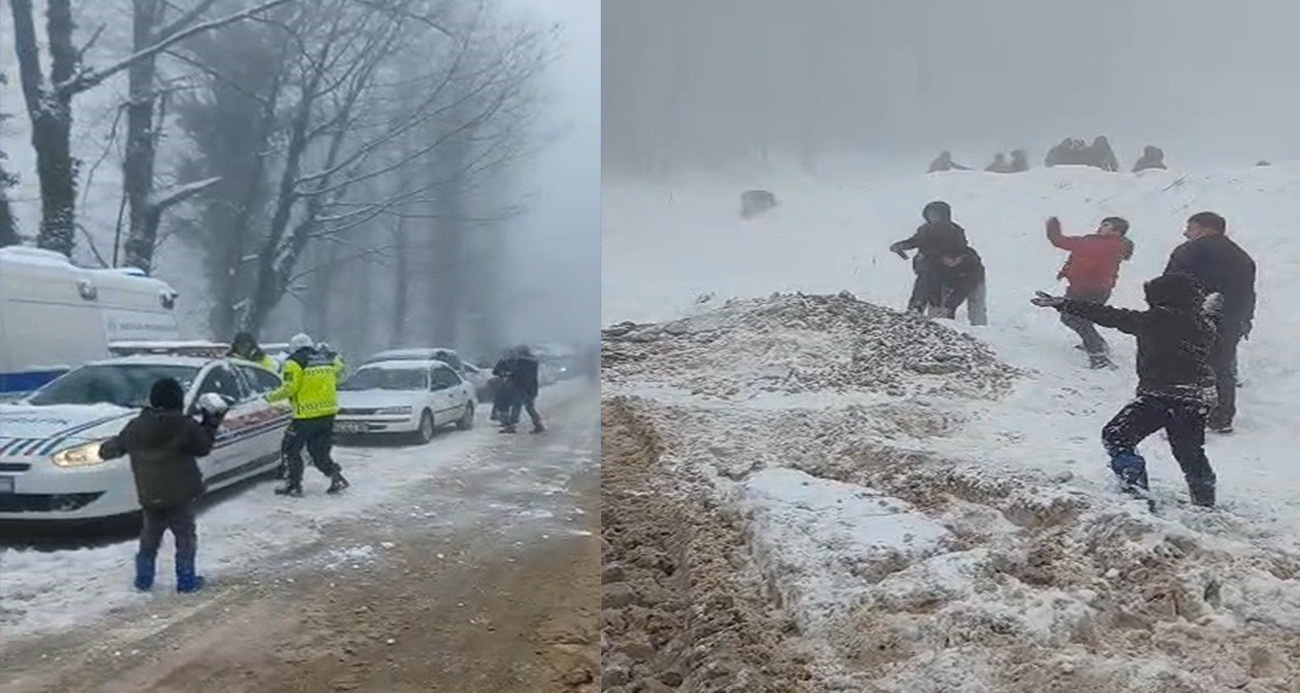Soğuk havada sıcak görüntüler