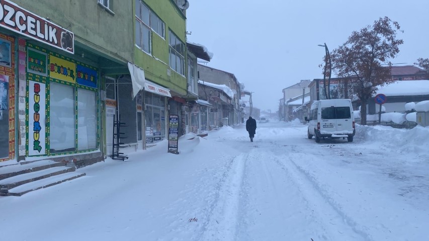 Bingöl Karlıova’da tipi ve fırtına hayatı felç etti: Esnaf kepenk kapattı