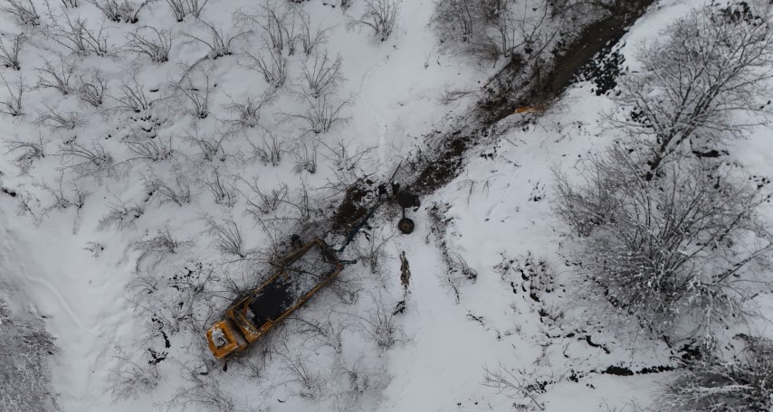 Ordu’da tır, 600 metre uçurumdan yuvarlandı: Kaza anı kamerada